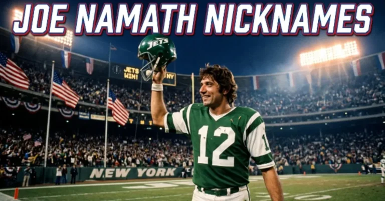 Joe Namath Nicknames