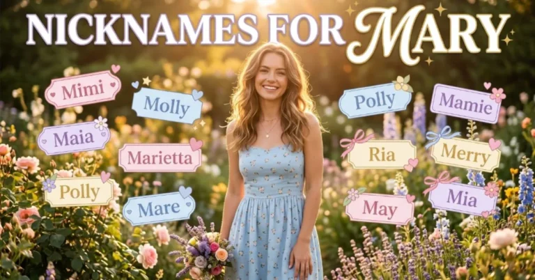 Nickname for Mary